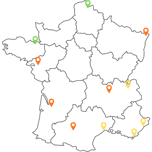 carte zone de chalandise